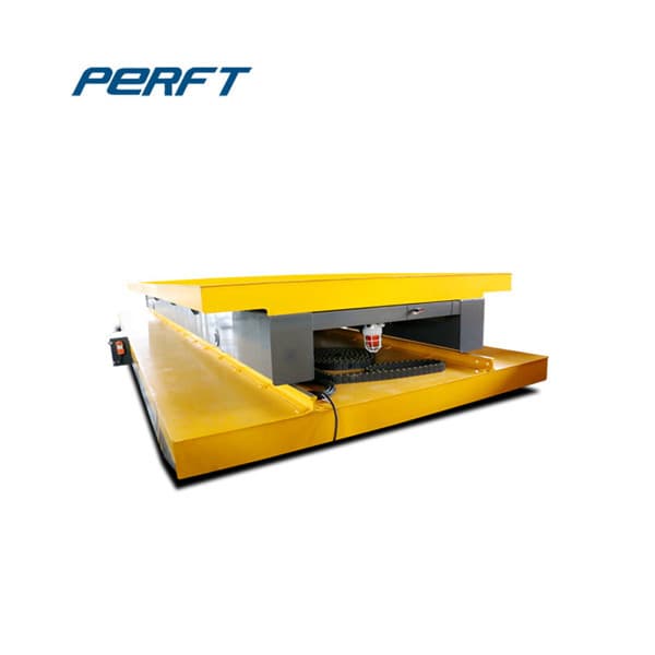 steerable transfer cart for factory storage 30 tons